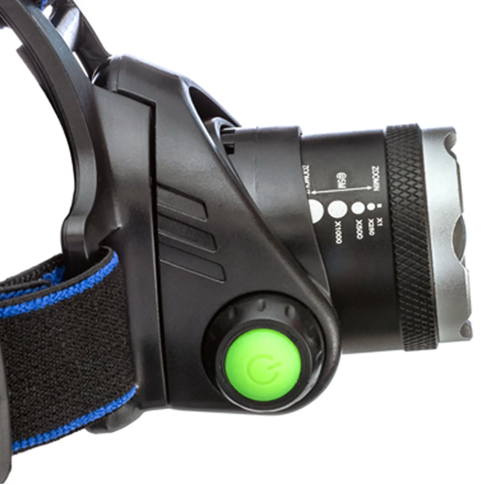 ASR Outdoor 1000 Lumen Zoom Rechargeable Pivoting Headlamp