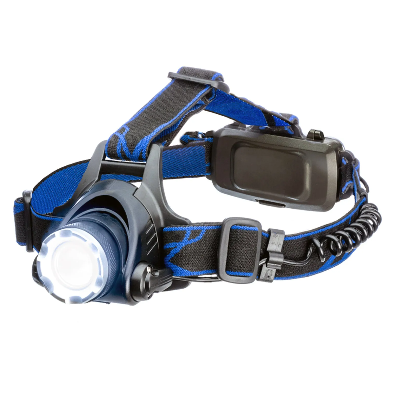 ASR Outdoor 1000 Lumen Zoom Rechargeable Pivoting Headlamp