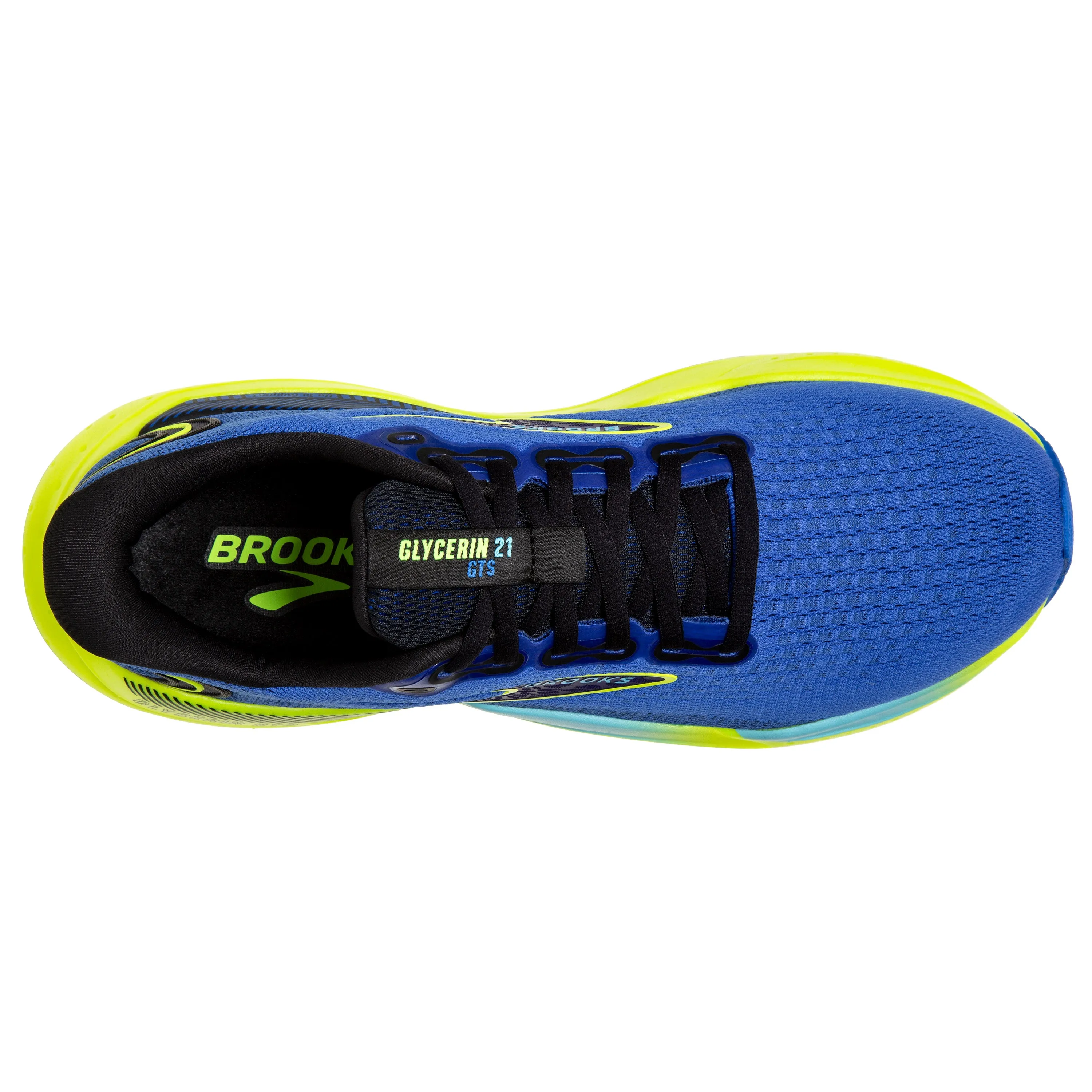 Brooks Mens Trainer Glycerin GTS 21 Blue/Nightlife/Black