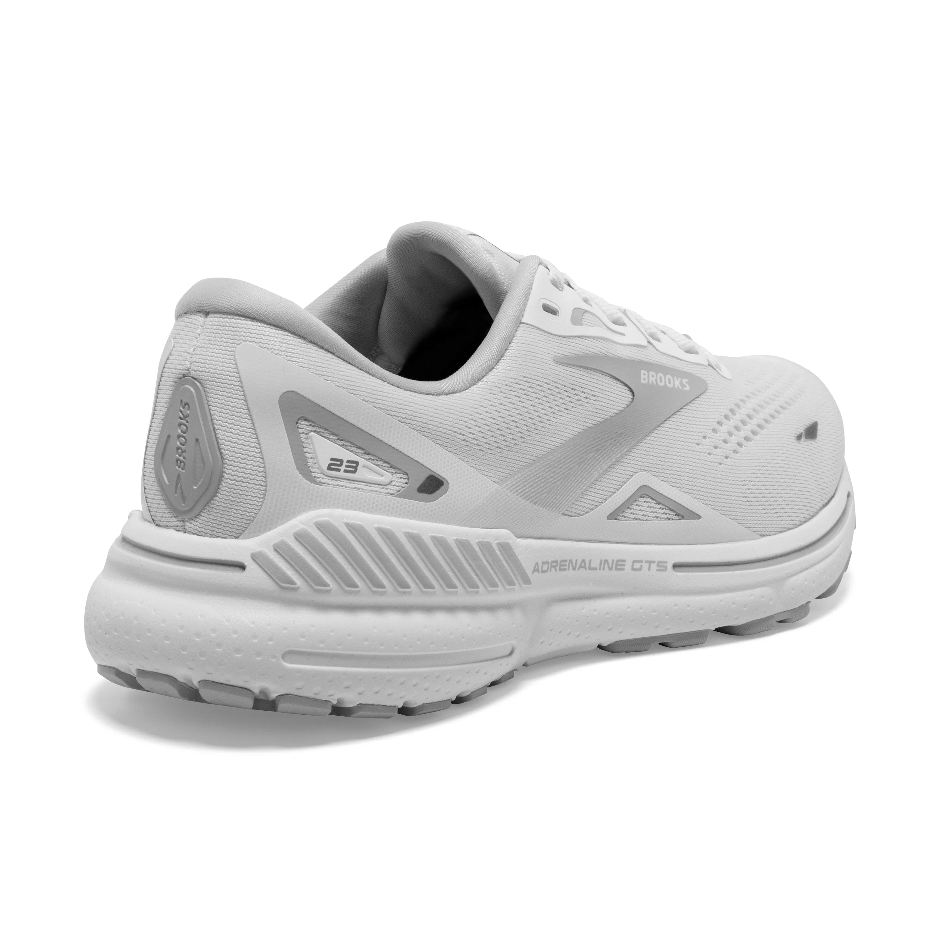 Brooks Womens Trainer Adrenaline GTS 23 White/Oyster/Silver