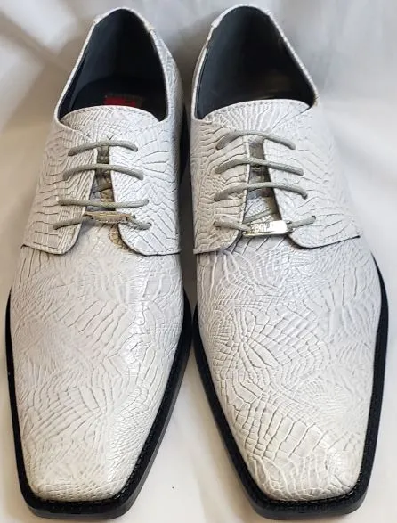 Calan -- Men's Dress Oxford -- Silver