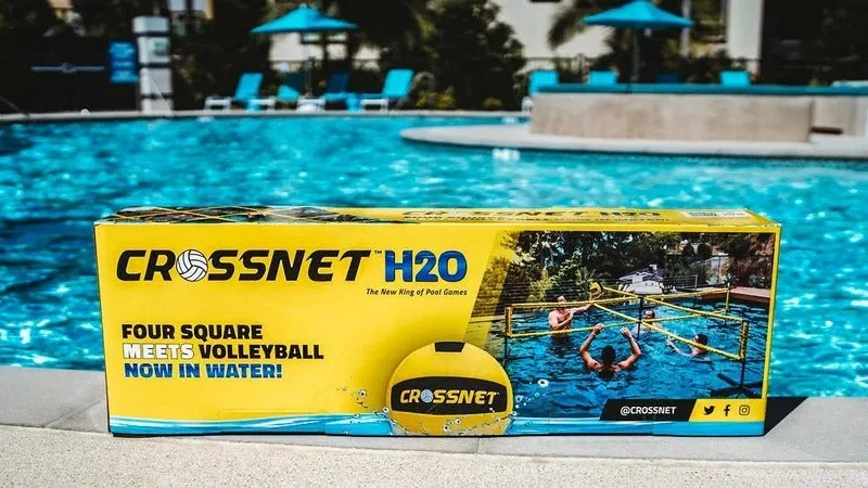 CROSSNET H2O Four-Square Volleyball Game