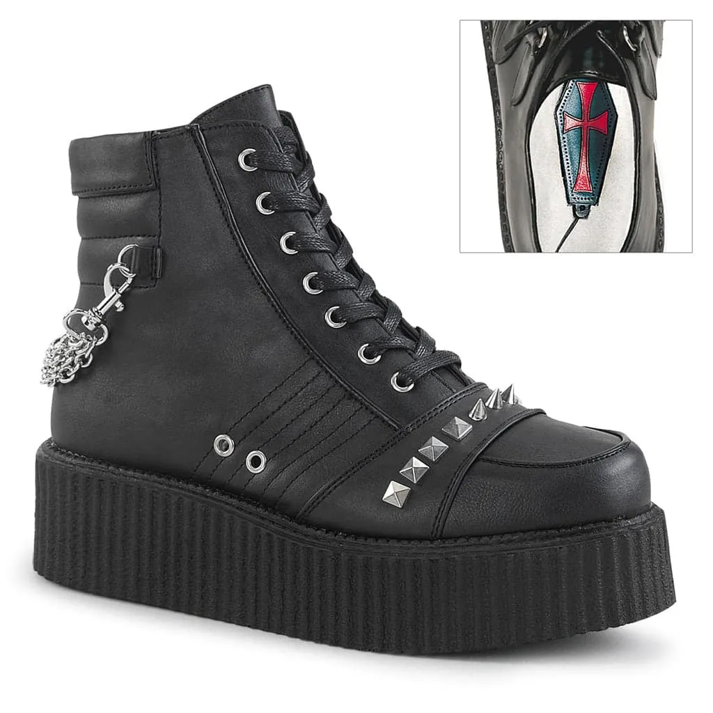 Demonia Platform Studded Creeper V-Creeper-565