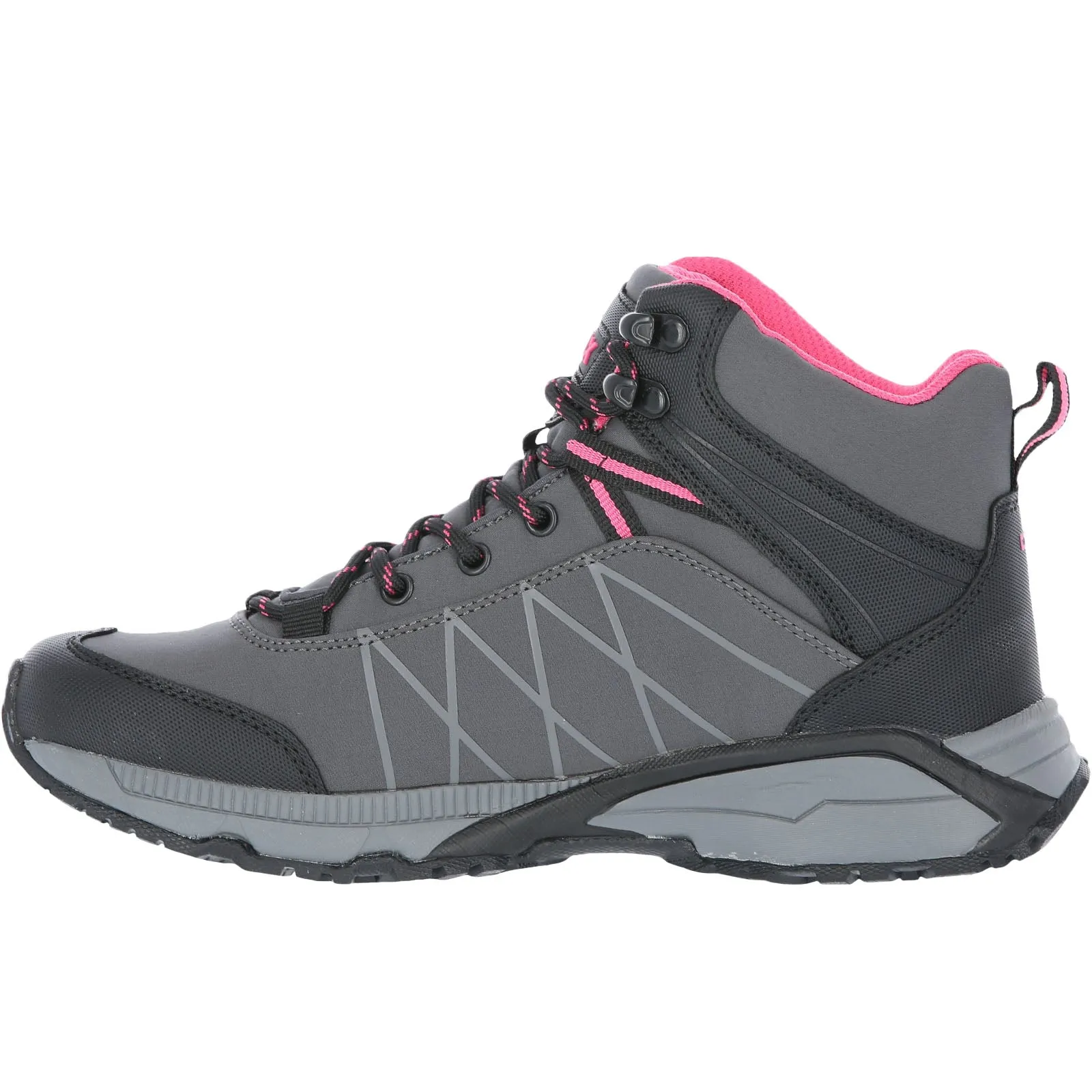 DLX Womens Arlington II Vibram Waterproof Walking Boots - Charcoal