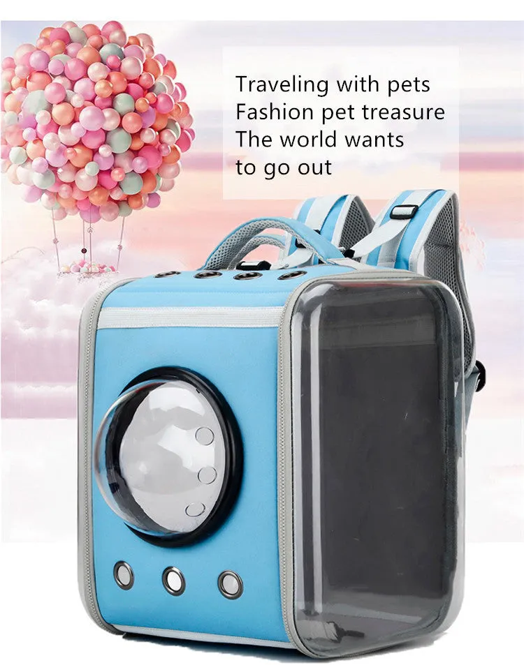 Durable Limited Transparent Pet Backpack