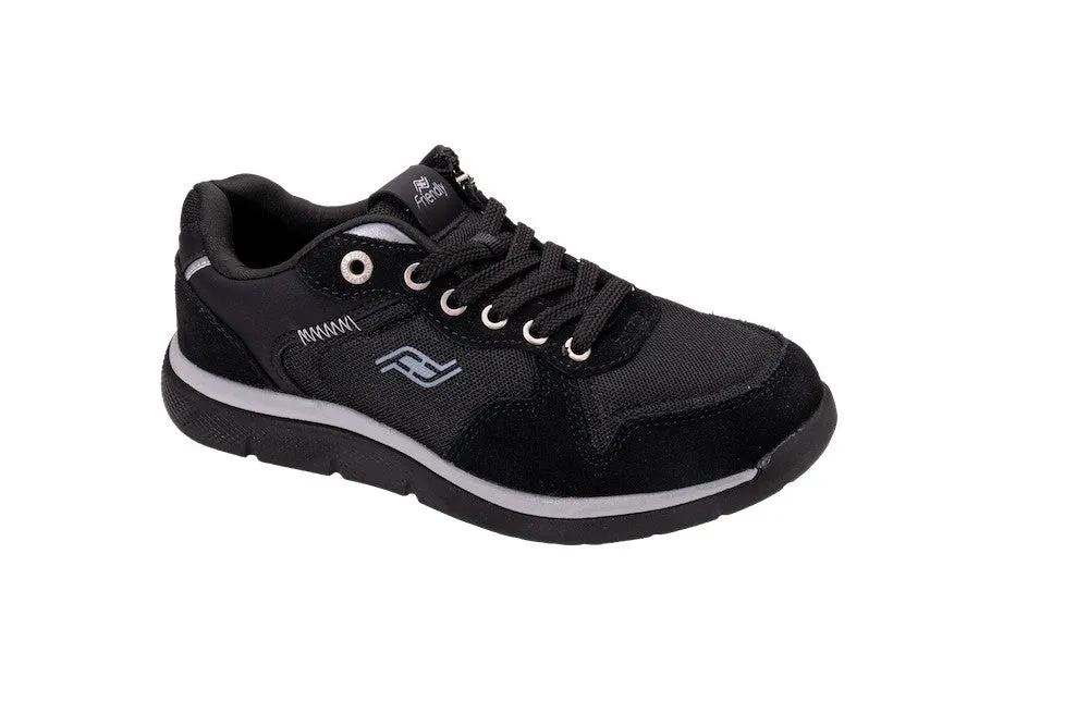 Excursion shoe, black low-top, women