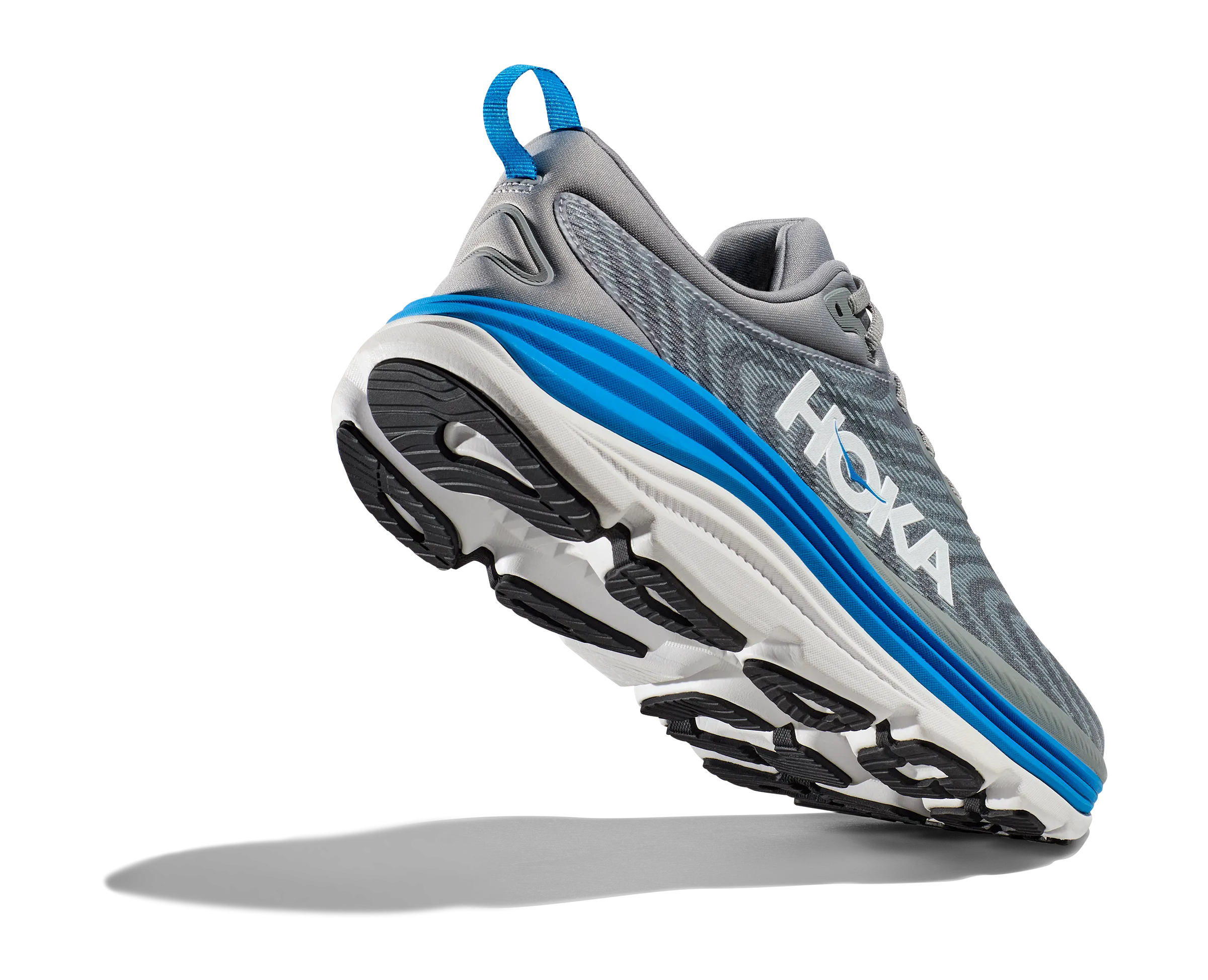 Hoka Mens Trainer Gaviota 5 Limestone/Diva Blue