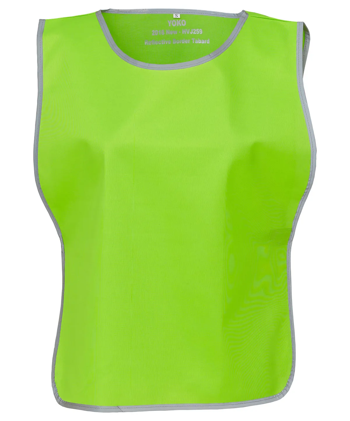 Lime - Hi-vis reflective border tabard (HVJ259)