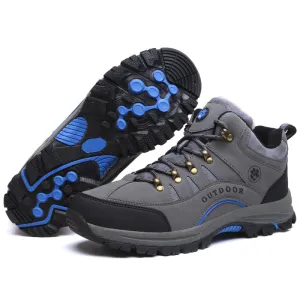 Men Hiking Shoes Lace Up Men Sport Shoes Outdoor Jogging Trekking Sneakers