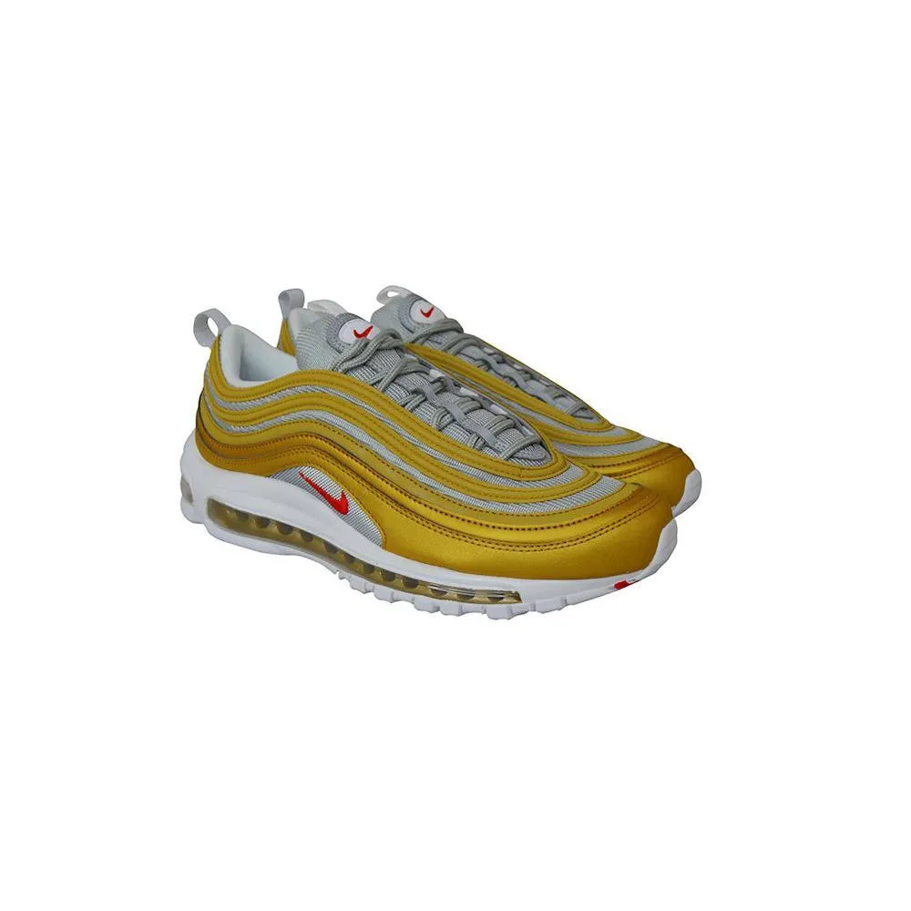 Mens Nike Air Max 97 SSL *RARE* - BV0306 700 - Metallic Gold University Red