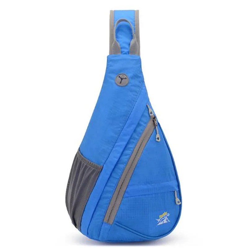 Nylon Sports Bag Men Women Chest Bag Outdoor Climbing Hiking Bag