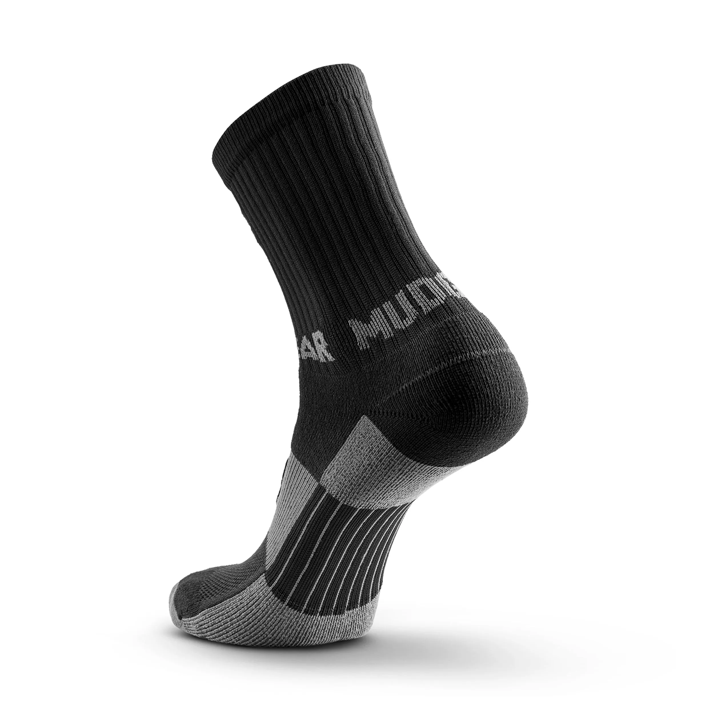 Performance Hiking/Trekking Sock - Black/Gray (2 Pair Pack)