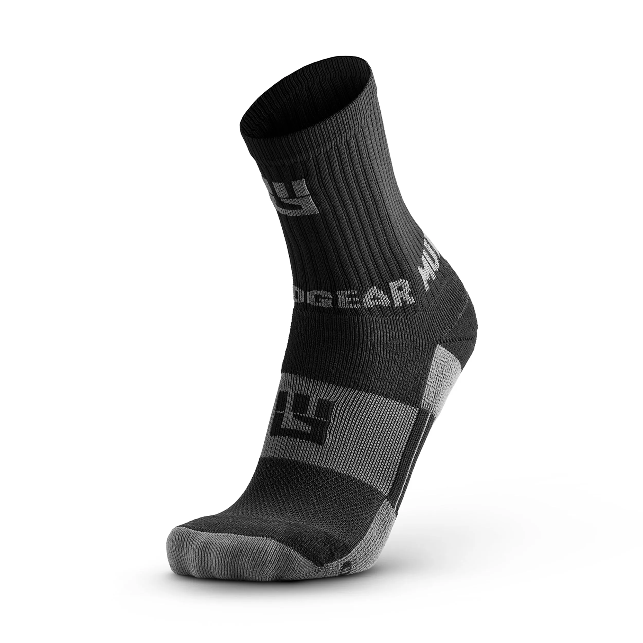 Performance Hiking/Trekking Sock - Black/Gray (2 Pair Pack)