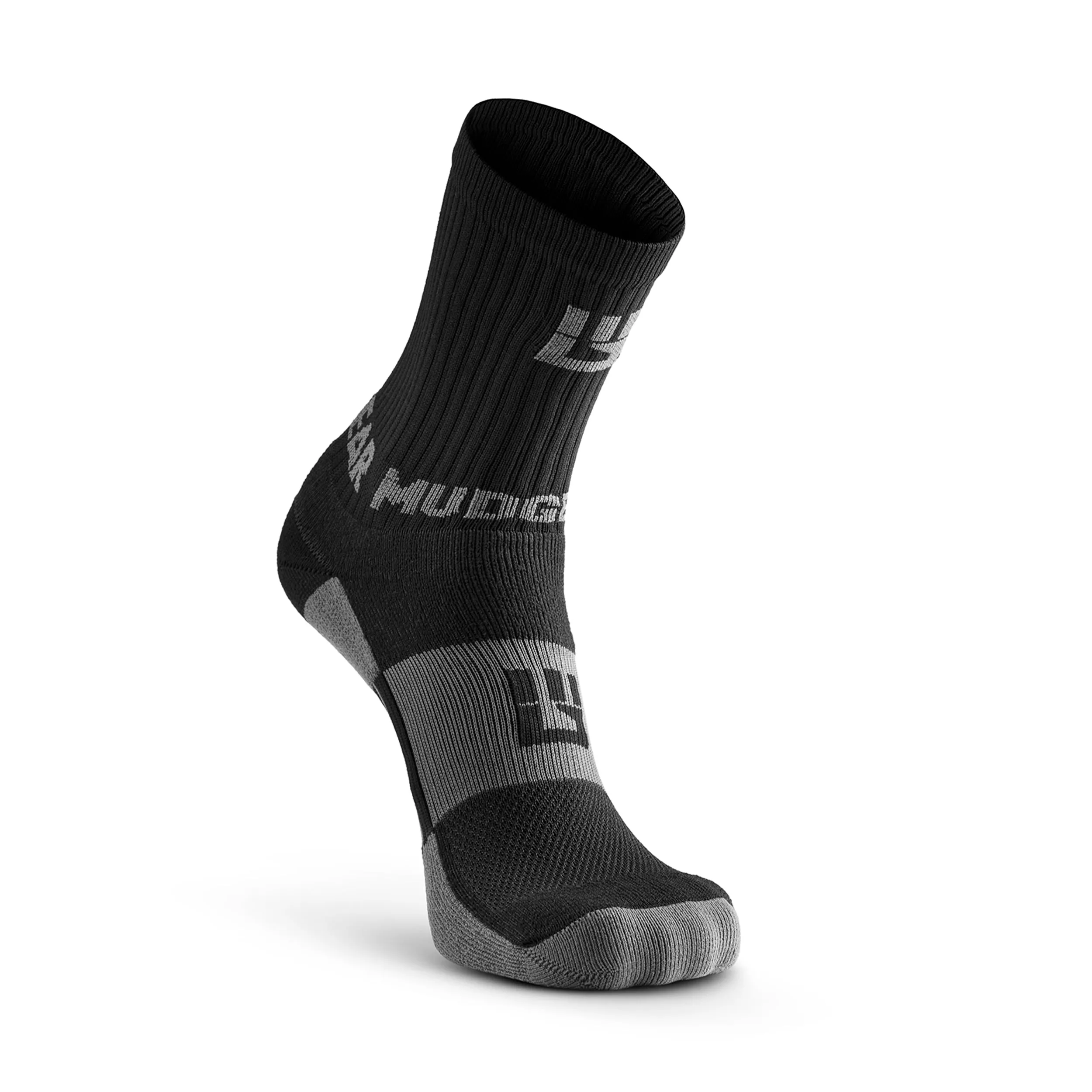 Performance Hiking/Trekking Sock - Black/Gray (2 Pair Pack)