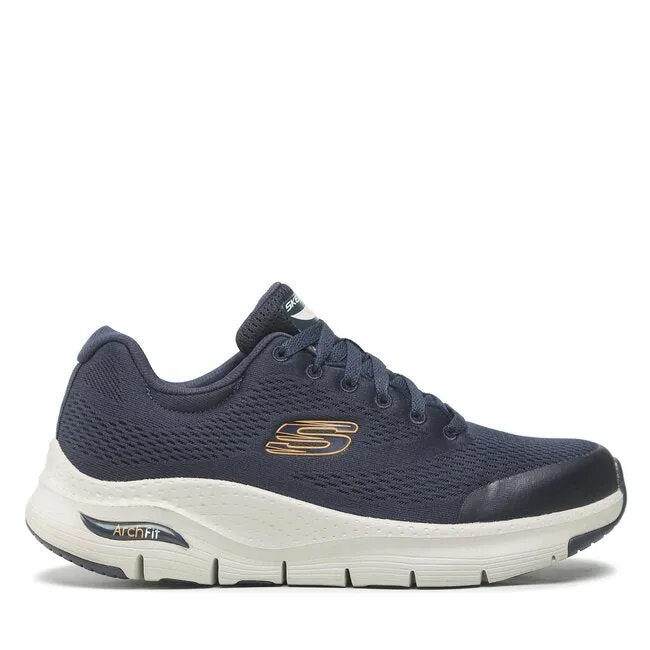 Skechers scarpa sneakers da uomo con tomaia traspirante Arch Fit 232040 NVY blu