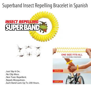 Superband Insect Repelling Bracelet: Stay Bite-Free!