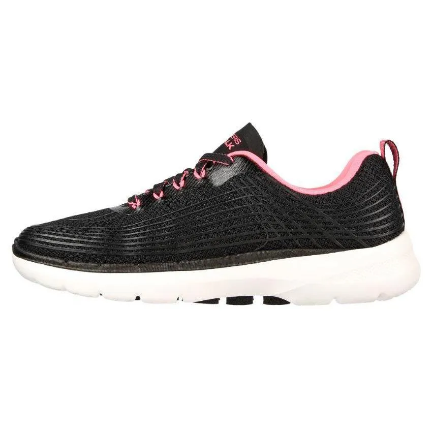 Women's Go Walk 6 - Black/Hot Pink