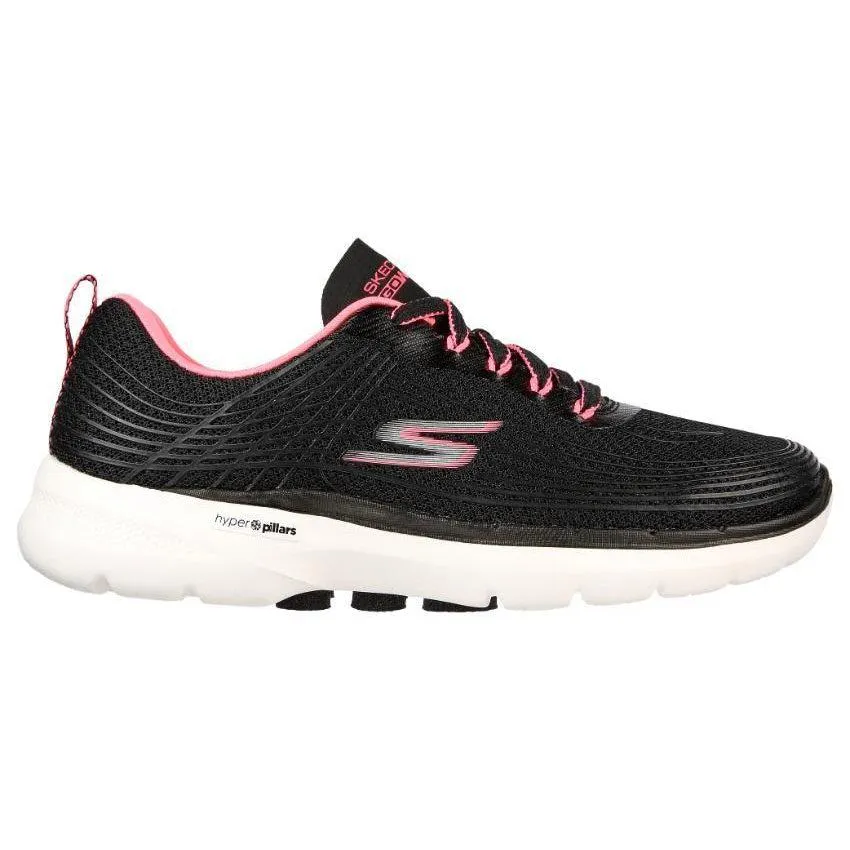 Women's Go Walk 6 - Black/Hot Pink