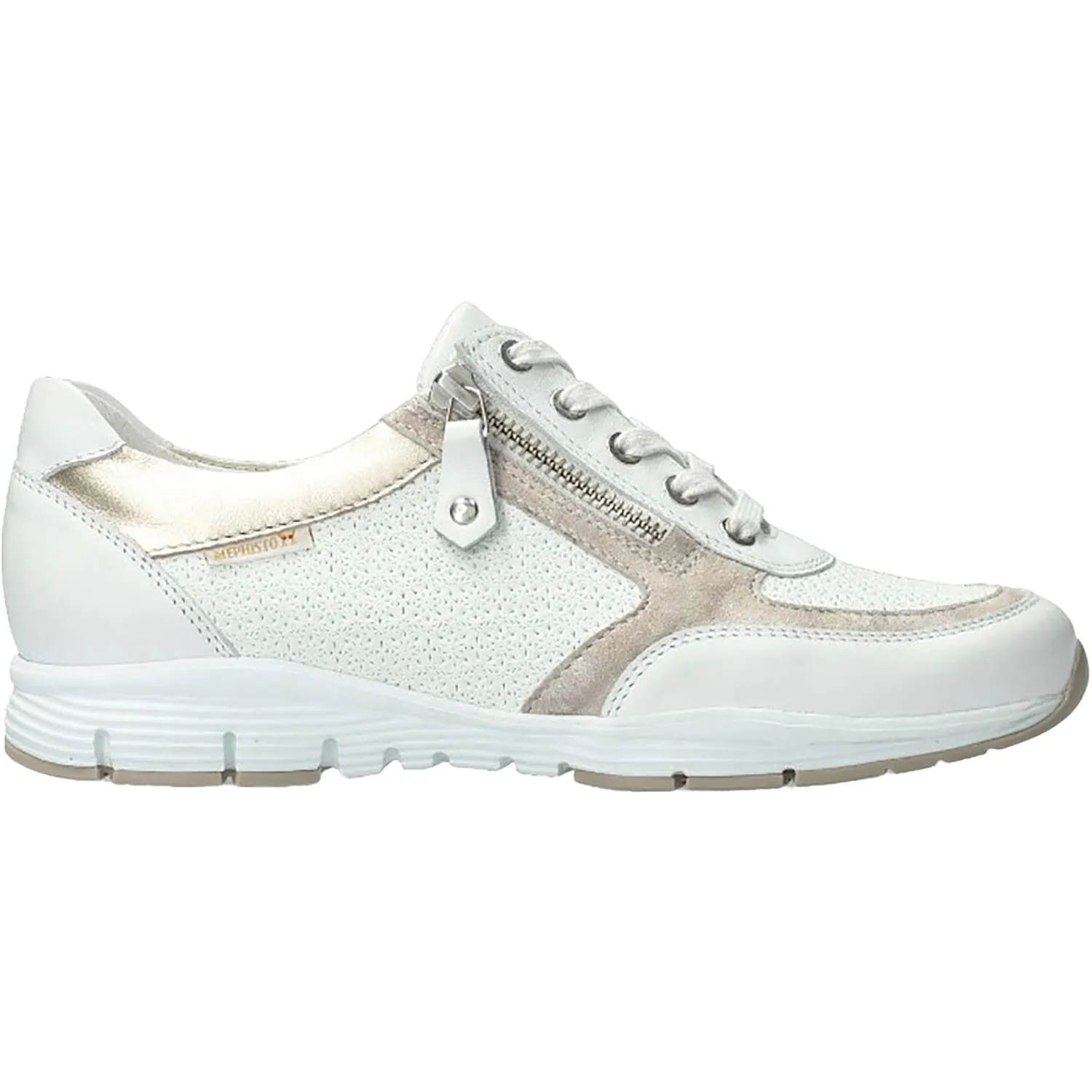 Women's Mephisto Ylona White Multi Leather